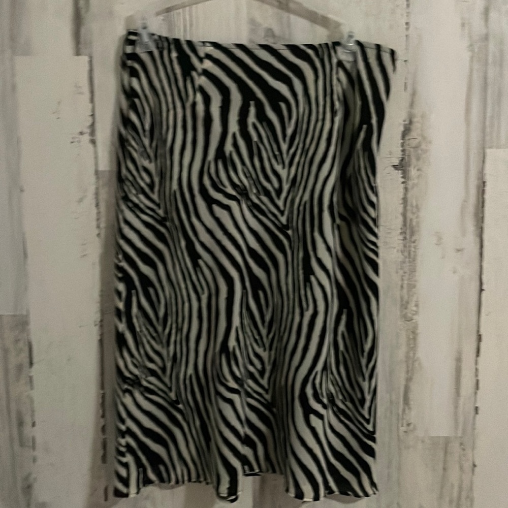 Zebra print skirt!